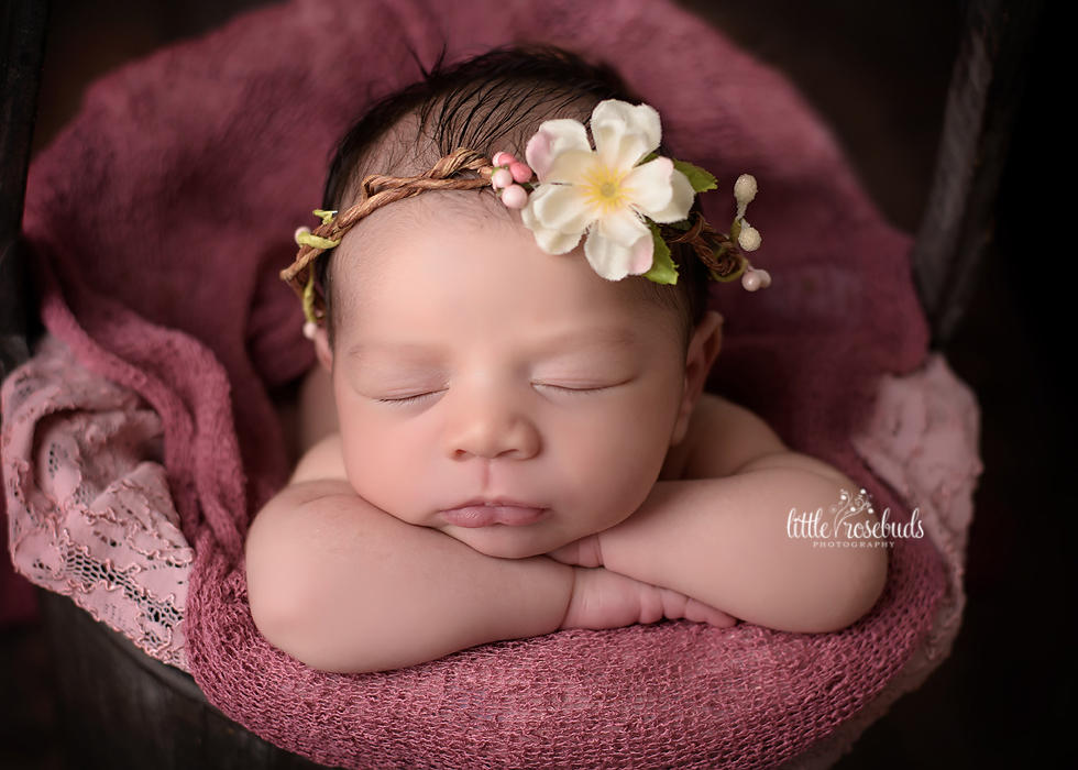 Newborn Girl Photoshoot Burlington
