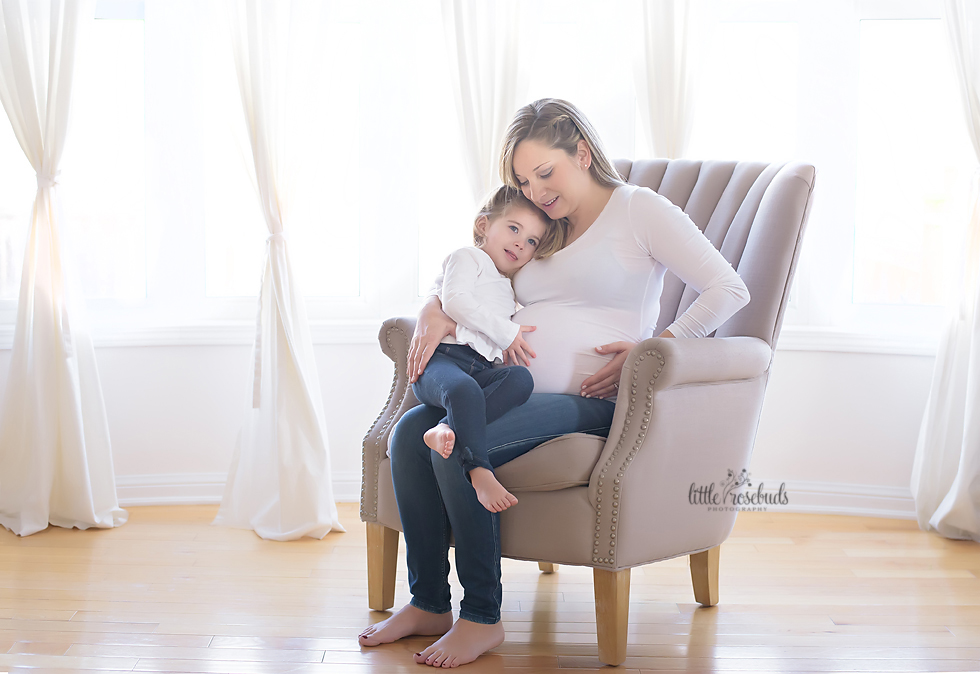 mother and baby pregnancy photography